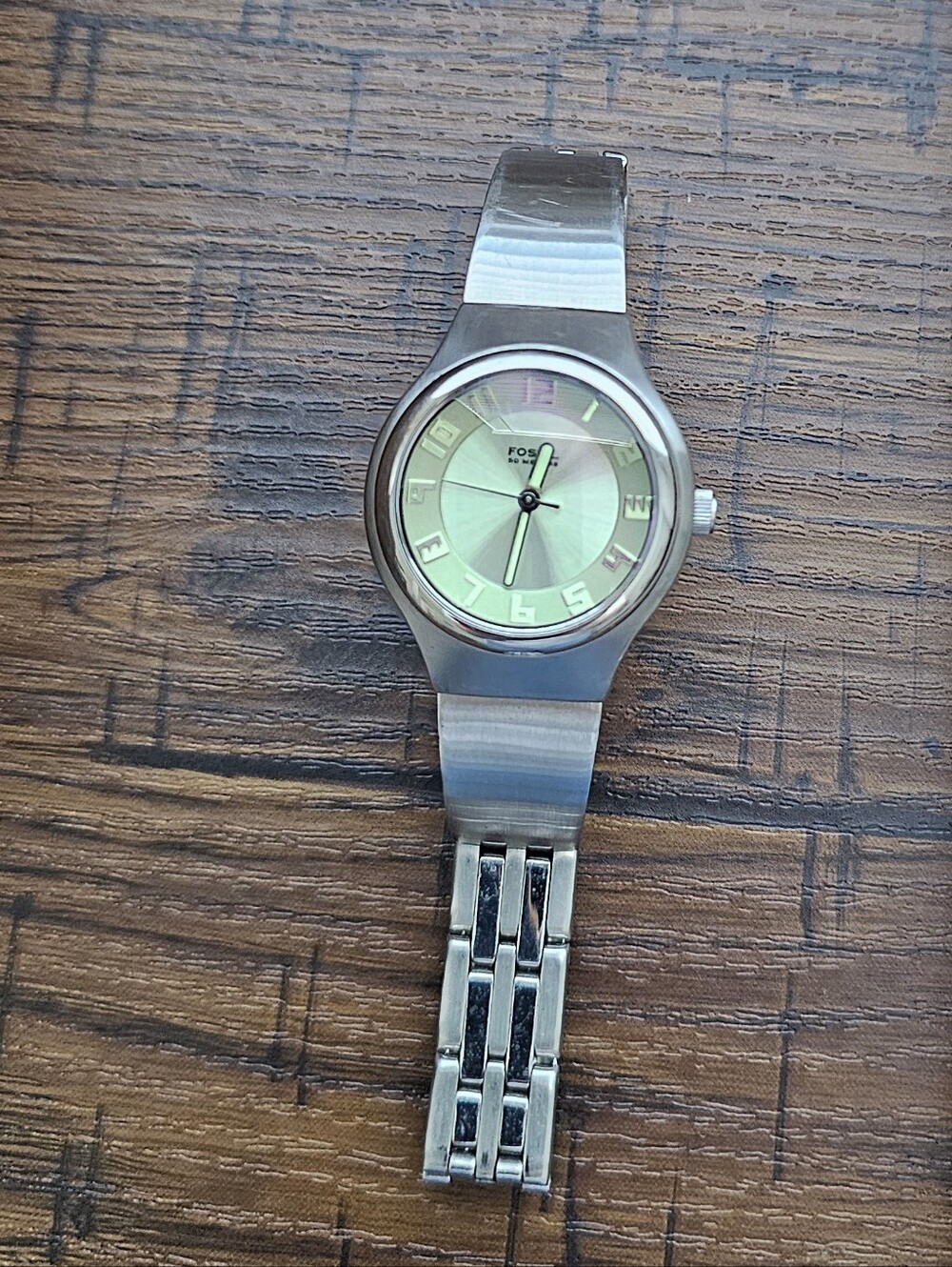 Fossil Big Tic Line Holographic Watch
